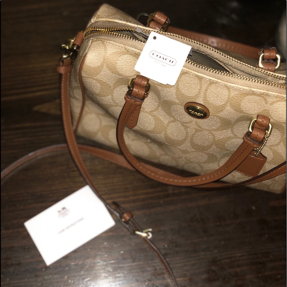 Coach mini saddle bag